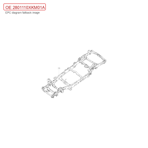 For GWM Tank 300 Chassis Frame Welding Assembly 2801110XKM01A