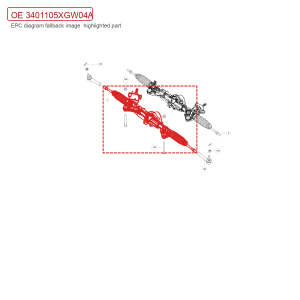 لمجموعة توجيه سيارة GWM Tank 300، رقم القطعة 3401105XGW04A