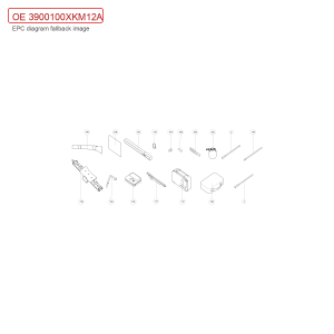Kit de ferramentas para o GWM Tank 300 - Código 3900100XKM12A