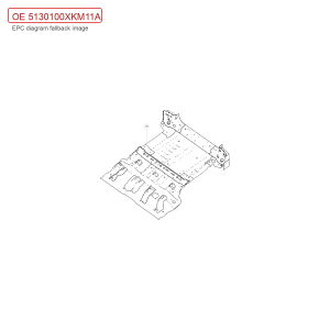 For GWM Tank 300 Center Rear Floor Assembly 5130100XKM11A