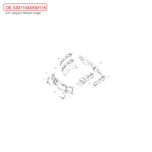 For GWM Tank 300 Front Wall Assembly 5301104XKM11A