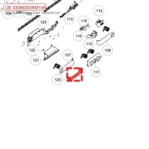 For GWM Tank 300 Instrument Panel Handle Assembly 5306920XKM14A