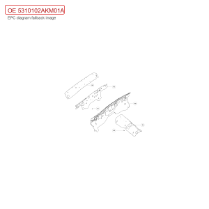 For GWM Tank 300 Front Cowl Outer Insulation Pad Assembly 5310102AKM01A