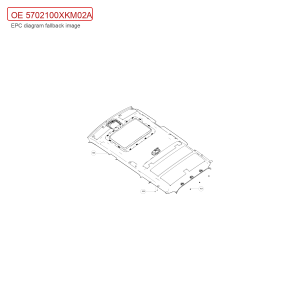 For GWM Tank 300 Roof Trim Assembly 5702100XKM02A