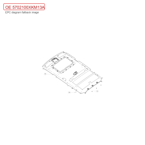 For GWM Tank 300 Roof Trim Panel Assembly 5702100XKM13A