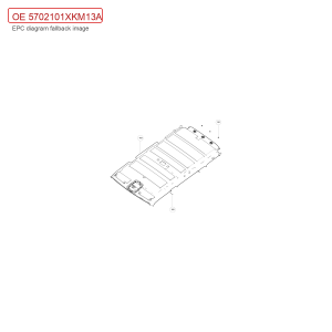 For GWM Tank 300 Roof Trim Panel Assembly 5702101XKM13A