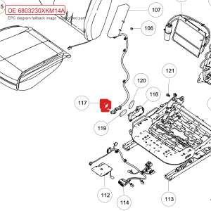 For GWM Tank 300 Driver Seat Back Massage Controller 6803230XKM14A