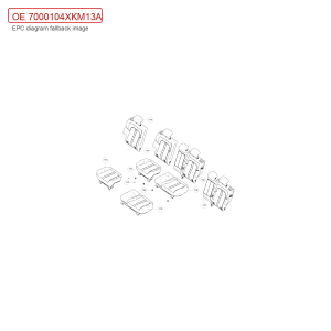 For GWM Tank 300 Seat System Component 7000104XKM13A