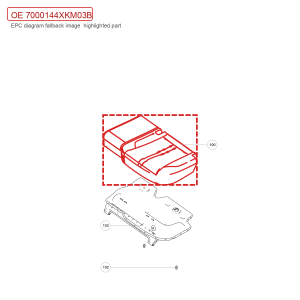 For GWM Tank 300 Rear Left Seat Cushion Pad Assembly 7000144XKM03B