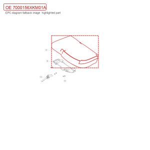 For GWM Tank 300 Rear Left Seat Cushion Padding Assembly 7000156XKM01A