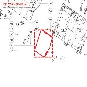 For GWM Tank 300 Rear Seat Armrest Assembly 7006140PKN01A