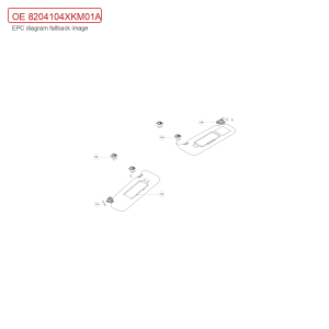 For GWM Tank 300 Right Sun Visor Assembly 8204104XKM01A