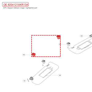 For GWM Tank 300 Sun Visor Support Base 8204121XKR13A