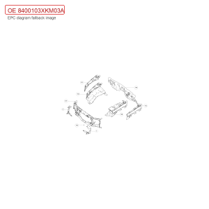 For GWM Tank 300 Radiator Support Framework Assembly 8400103XKM03A