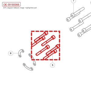 For GWM POER Driveline Hexalobular Socket Head Bolt 09180066