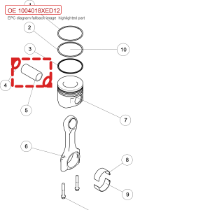 For GWM POER Engine System Circlip 1004018XED12