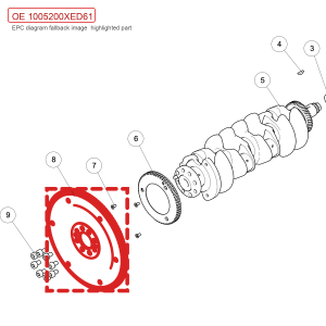 For GWM POER Flexible Flywheel and H8 Engine System 1005200XED61