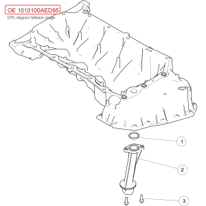 For GWM POER Engine Oil Collector Assembly 1010100AED95
