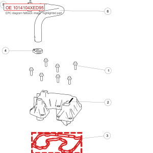 For GWM POER Windjun 7 Oil Gas Separator Gasket 1014104XED95