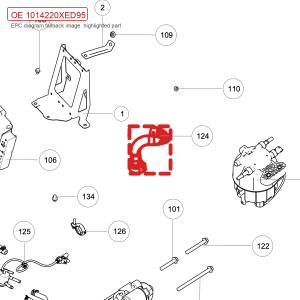 For GWM POER Crankcase Ventilation Hose Assembly 1014220XED95