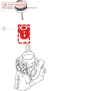 Kit de substituição do elemento filtrante para GWM POER – 1017110XED95