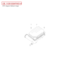 สำหรับ GWM POER ชุดกรองอากาศ กระบะโดยสาร 1109100APW01A