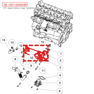 For GWM POER Wingle 7 EGR Cooler Assembly 1207120XED95