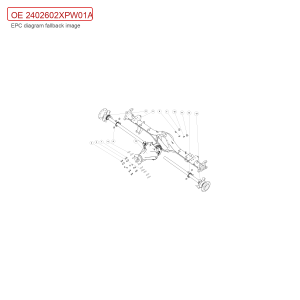 For GWM POER Passenger Pickup Rear Reducer and Electronic Control Differential Lock Assembly 2402602XPW01A