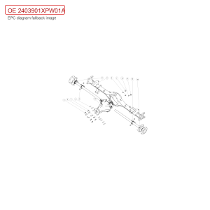 For GWM POER Left Axle Shaft Assembly 2403901XPW01A