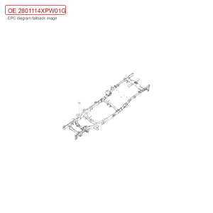 For GWM POER Passenger Pickup Frame Welding Assembly 2801114XPW01G