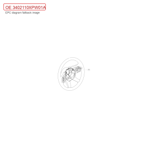 For GWM POER Steering Wheel Assembly 3402110XPW01A