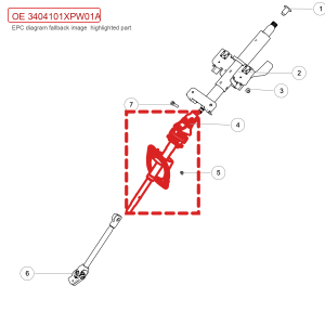For GWM POER Steering Shaft Assembly 3404101XPW01A