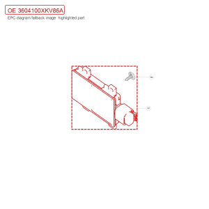 For GWM POER Radar Control Module 3604100XKV86A