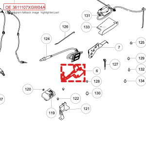 For GWM POER Nitrogen Oxygen Sensor Bracket 3611107XGW04A