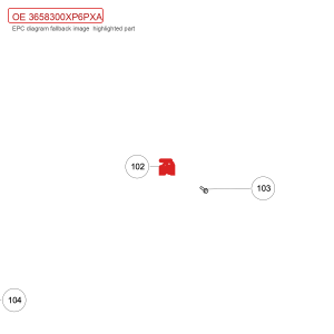 لحساس التسارع عند الاصطدام الجانبي لسيارات GWM POER وWingle 7، رقم 3658300XP6PXA