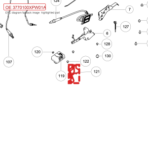 For GWM POER Glow Plug Controller Bracket 3770100XPW01A