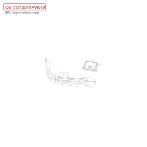 For GWM POER Passenger Pickup Left Headlamp and Bumper Mounting Bracket 4121357XPW04A
