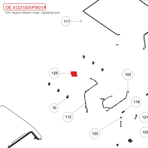 สำหรับ GWM POER Passenger Pickup ชุดไฟภายในห้องโดยสาร 4123100XPW01A