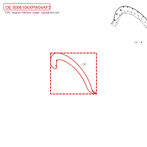 For GWM POER Left Rear Wheel Arch Eyebrow Assembly 5006104XPW04AF3
