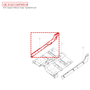 For GWM POER Right Sill Beam Assembly 5122113XPW01A