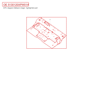 For GWM POER Passenger Pickup Rear Floor Assembly 5130120XPW01A