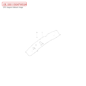 For GWM POER Ventilation Cover Mounting Plate Assembly 5301150XPW03A