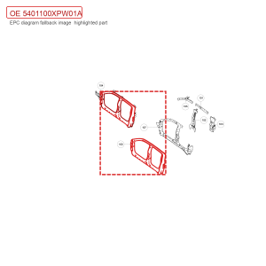 For GWM POER Left Side Outer Panel Passenger Pickup 5401100XPW01A