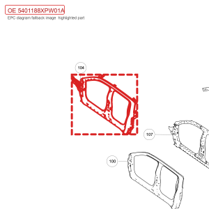 For GWM POER Passenger Pickup Left Side Panel Assembly 5401188XPW01A