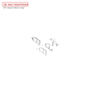 For GWM POER Right Side Panel Assembly 5401190XPW04A