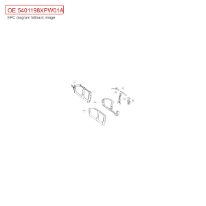 For GWM POER Right A Pillar Upper Inner Panel Assembly 5401198XPW01A