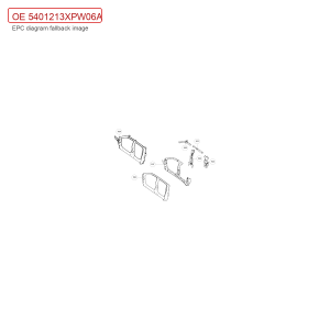 For GWM POER Left A Pillar Upper Inner Panel Assembly 5401213XPW06A