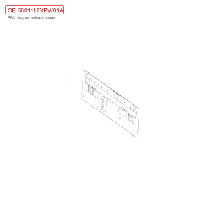 For GWM POER Rear Enclosure Assembly 5601117XPW01A