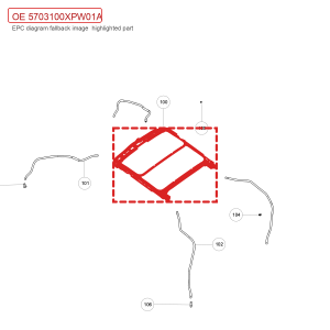 สำหรับ GWM POER ชุดประกอบซันรูฟ 5703100XPW01A