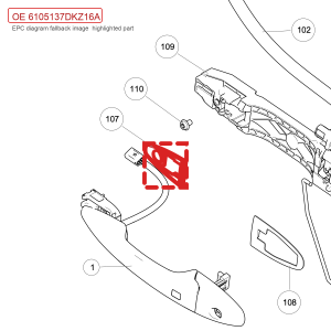 For GWM POER Sealing Gasket 6105137DKZ16A